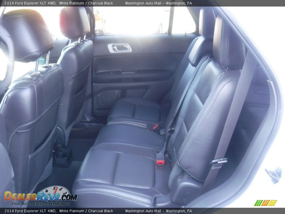2014 Ford Explorer XLT 4WD White Platinum / Charcoal Black Photo #23