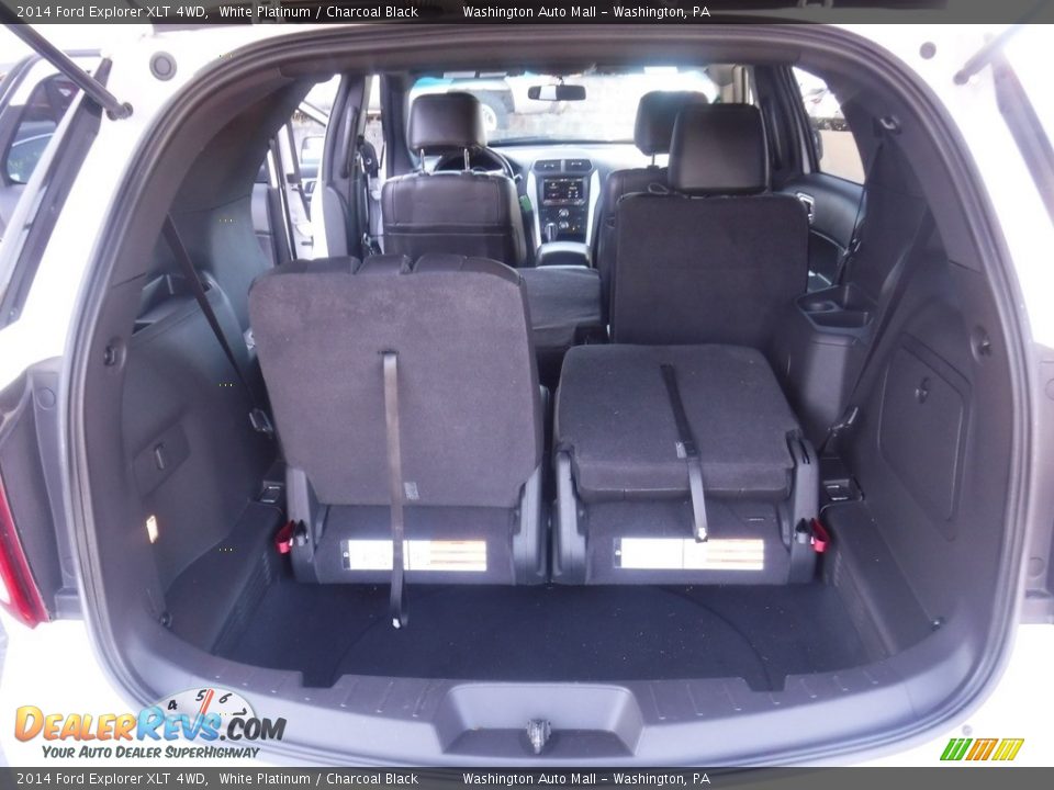 2014 Ford Explorer XLT 4WD White Platinum / Charcoal Black Photo #25