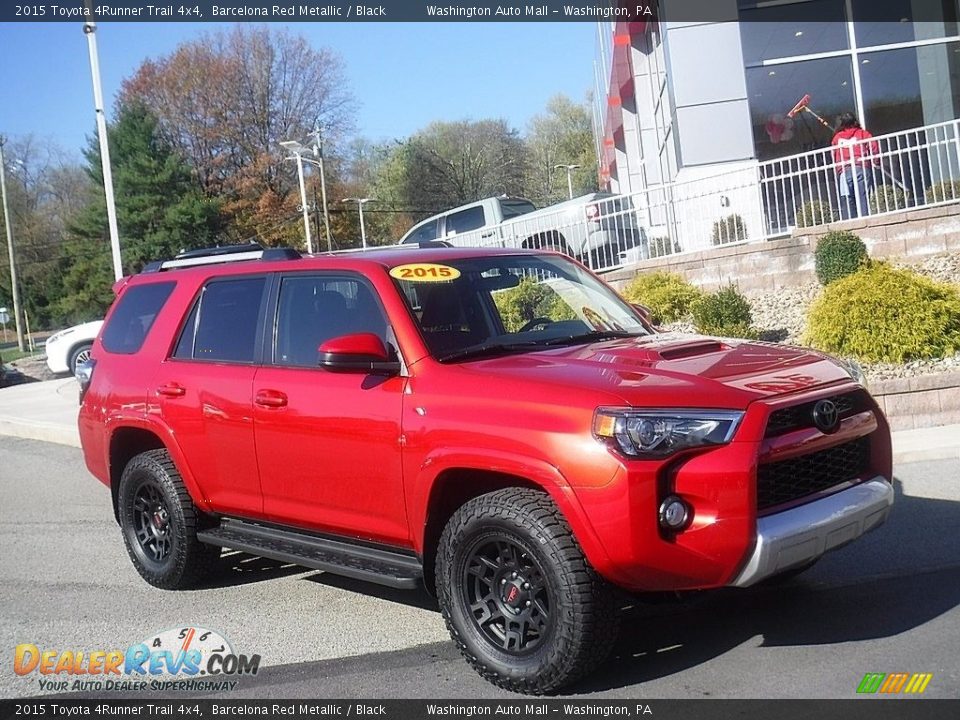 2015 Toyota 4Runner Trail 4x4 Barcelona Red Metallic / Black Photo #1