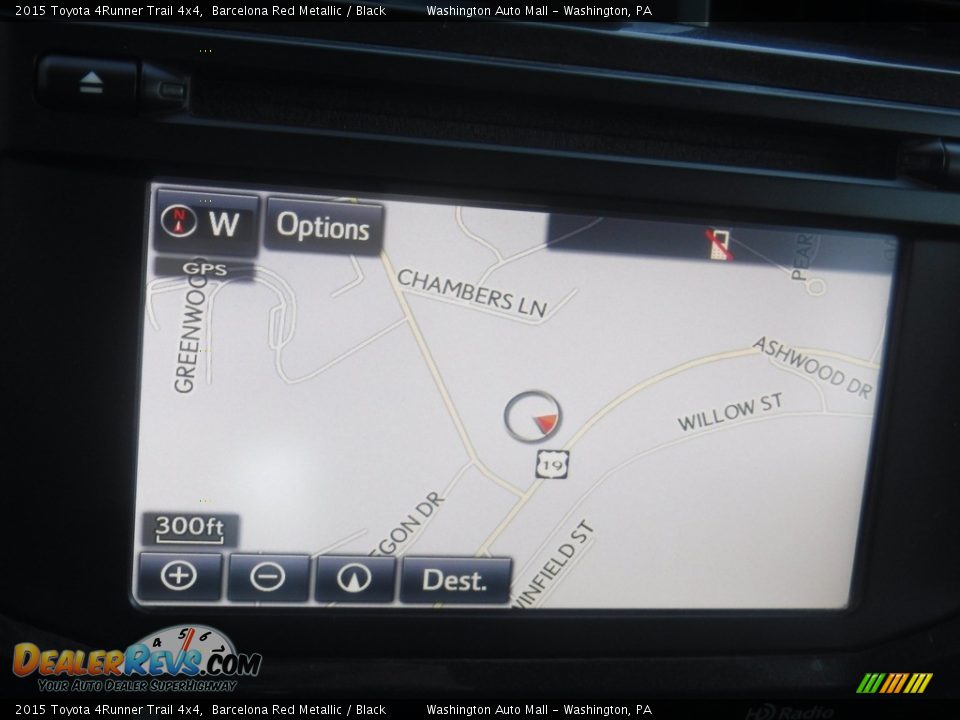 2015 Toyota 4Runner Trail 4x4 Barcelona Red Metallic / Black Photo #4