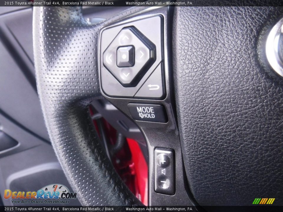 2015 Toyota 4Runner Trail 4x4 Barcelona Red Metallic / Black Photo #8