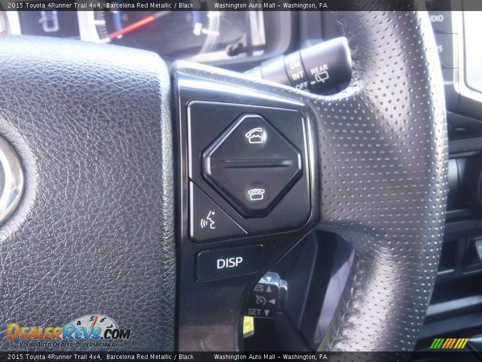 2015 Toyota 4Runner Trail 4x4 Barcelona Red Metallic / Black Photo #9