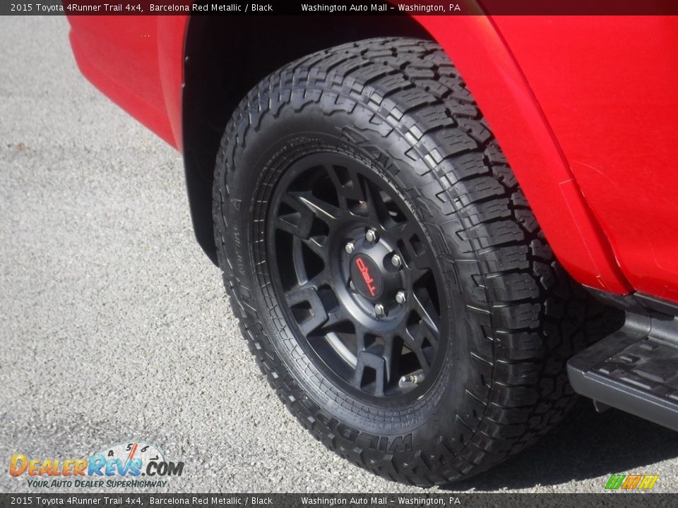 2015 Toyota 4Runner Trail 4x4 Barcelona Red Metallic / Black Photo #11