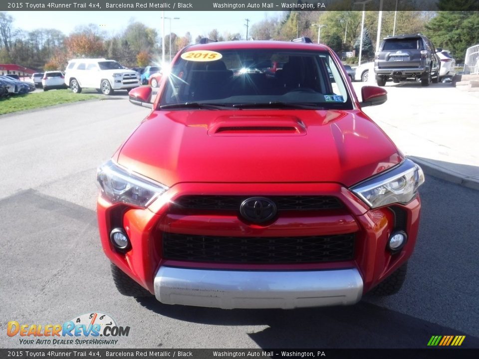 2015 Toyota 4Runner Trail 4x4 Barcelona Red Metallic / Black Photo #12