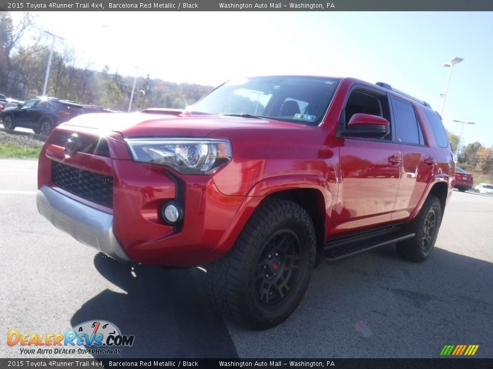 2015 Toyota 4Runner Trail 4x4 Barcelona Red Metallic / Black Photo #13