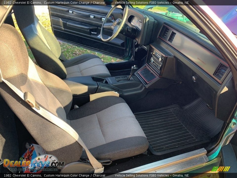 Charcoal Interior - 1982 Chevrolet El Camino  Photo #7