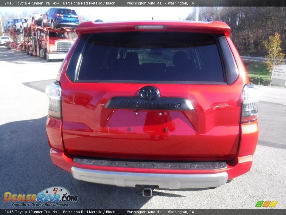 2015 Toyota 4Runner Trail 4x4 Barcelona Red Metallic / Black Photo #15