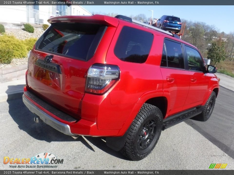 2015 Toyota 4Runner Trail 4x4 Barcelona Red Metallic / Black Photo #16