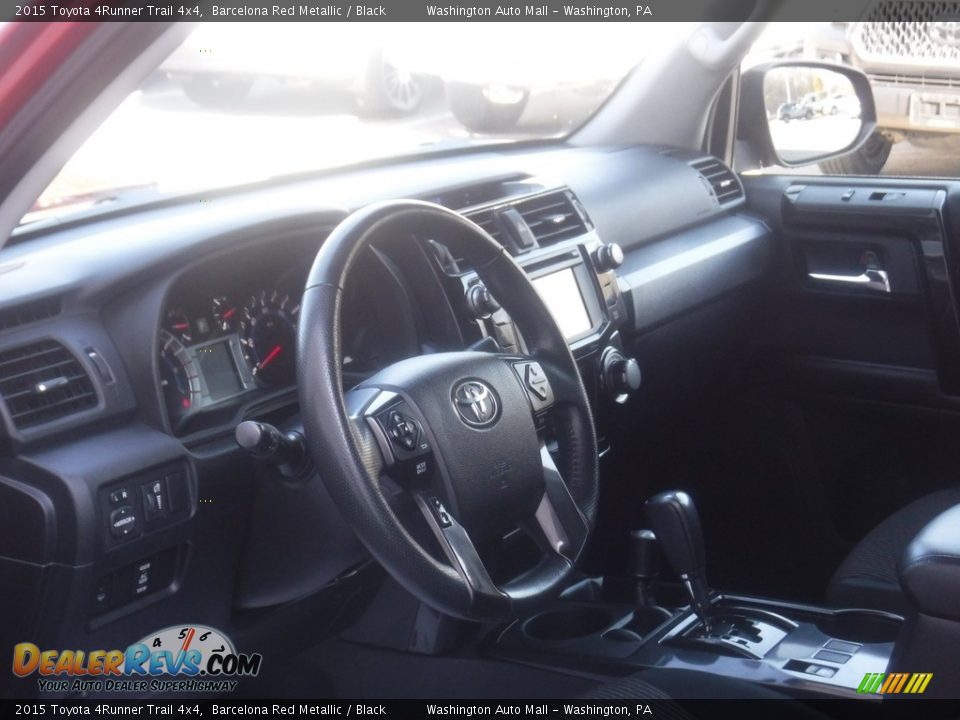 2015 Toyota 4Runner Trail 4x4 Barcelona Red Metallic / Black Photo #18
