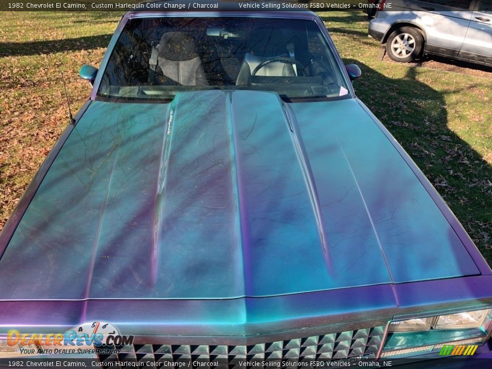 1982 Chevrolet El Camino Custom Harlequin Color Change / Charcoal Photo #13