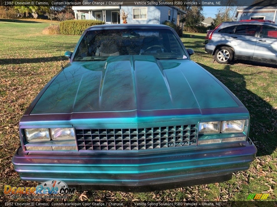 1982 Chevrolet El Camino Custom Harlequin Color Change / Charcoal Photo #14