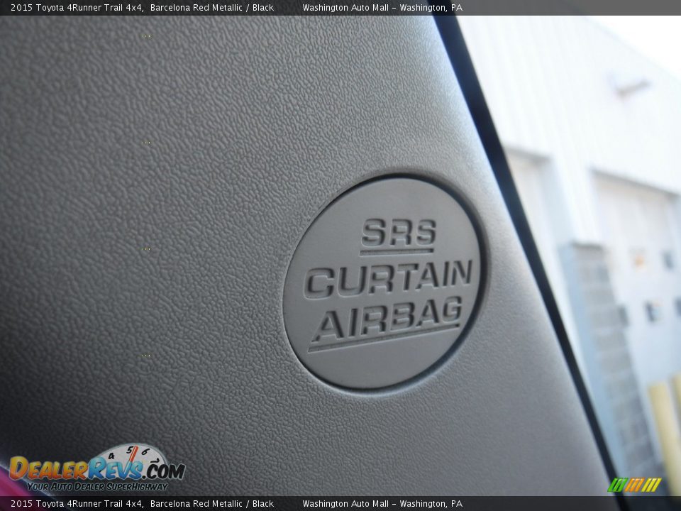 2015 Toyota 4Runner Trail 4x4 Barcelona Red Metallic / Black Photo #23