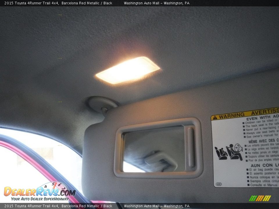 2015 Toyota 4Runner Trail 4x4 Barcelona Red Metallic / Black Photo #26