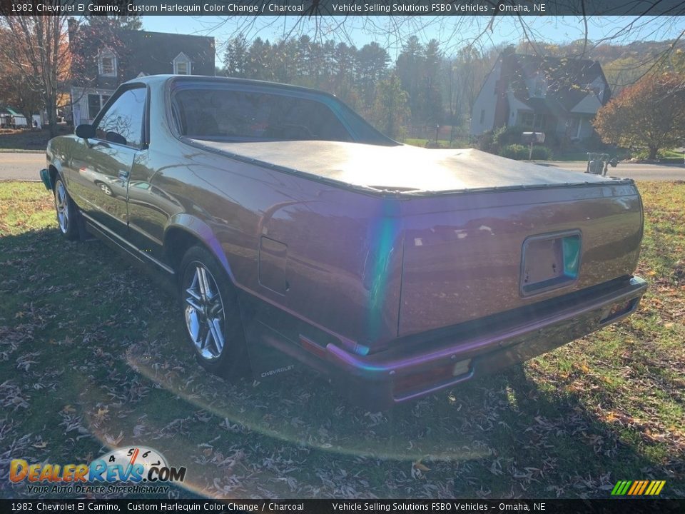 1982 Chevrolet El Camino Custom Harlequin Color Change / Charcoal Photo #20