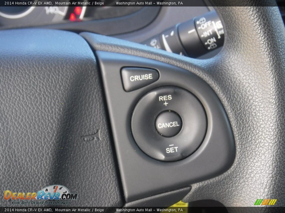 2014 Honda CR-V EX AWD Mountain Air Metallic / Beige Photo #6