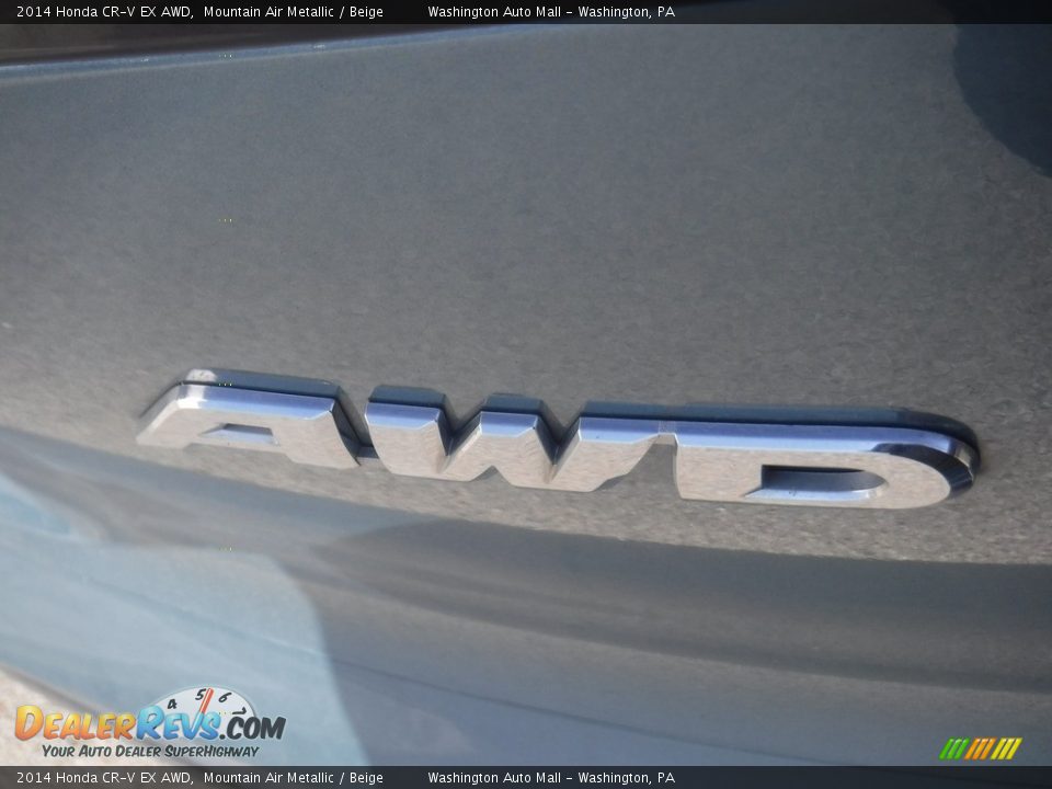 2014 Honda CR-V EX AWD Mountain Air Metallic / Beige Photo #14