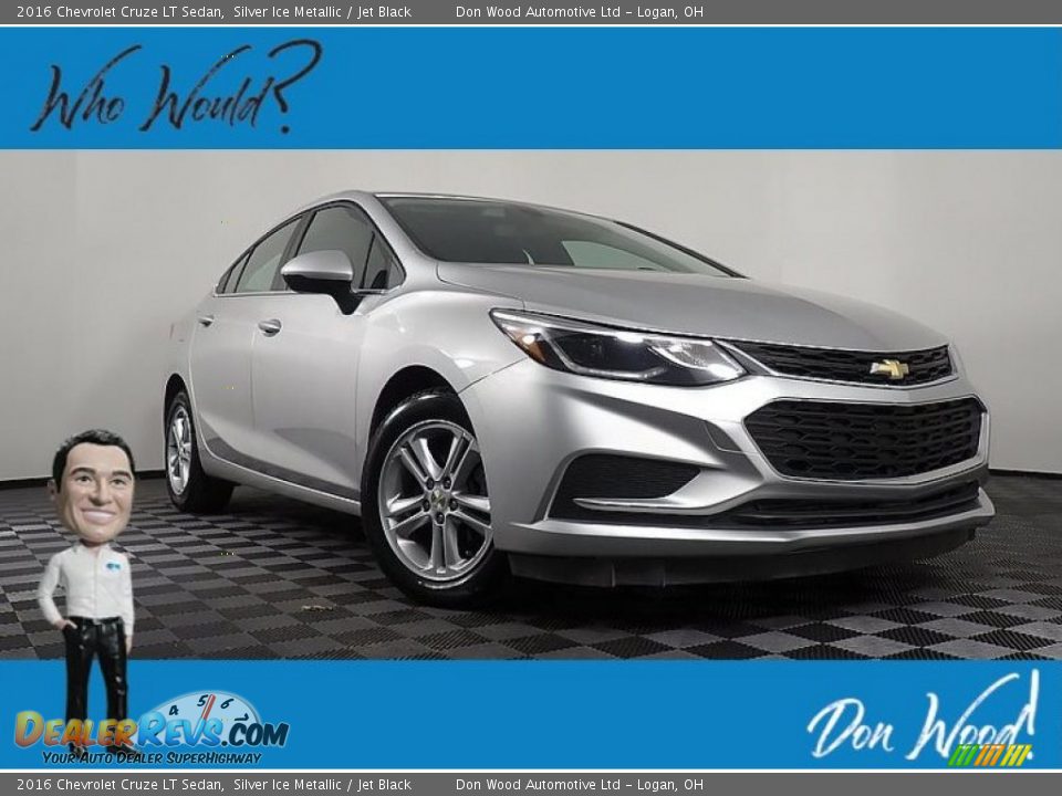 2016 Chevrolet Cruze LT Sedan Silver Ice Metallic / Jet Black Photo #1