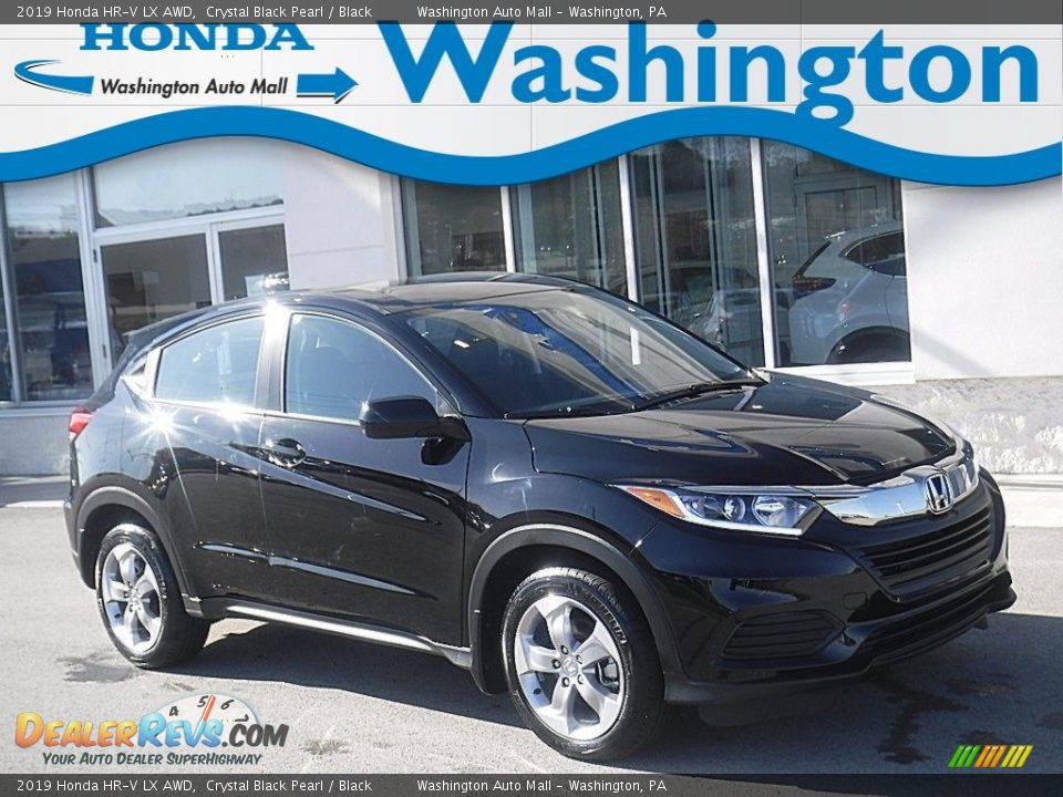 2019 Honda HR-V LX AWD Crystal Black Pearl / Black Photo #1