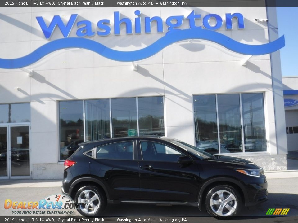 2019 Honda HR-V LX AWD Crystal Black Pearl / Black Photo #2