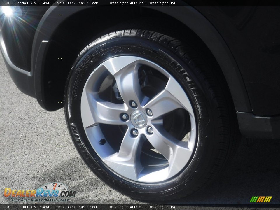 2019 Honda HR-V LX AWD Crystal Black Pearl / Black Photo #3