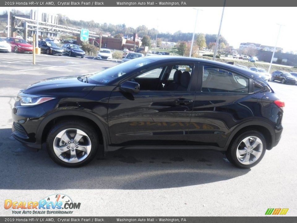 2019 Honda HR-V LX AWD Crystal Black Pearl / Black Photo #6