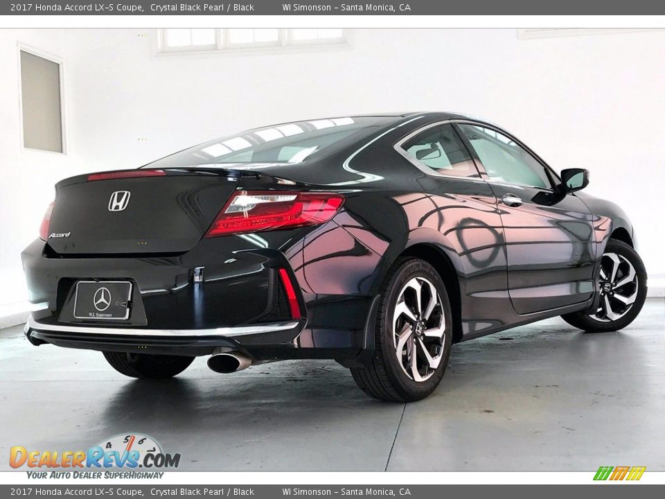 2017 Honda Accord LX-S Coupe Crystal Black Pearl / Black Photo #13