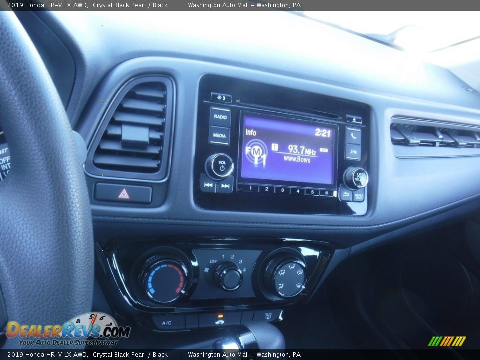 2019 Honda HR-V LX AWD Crystal Black Pearl / Black Photo #16
