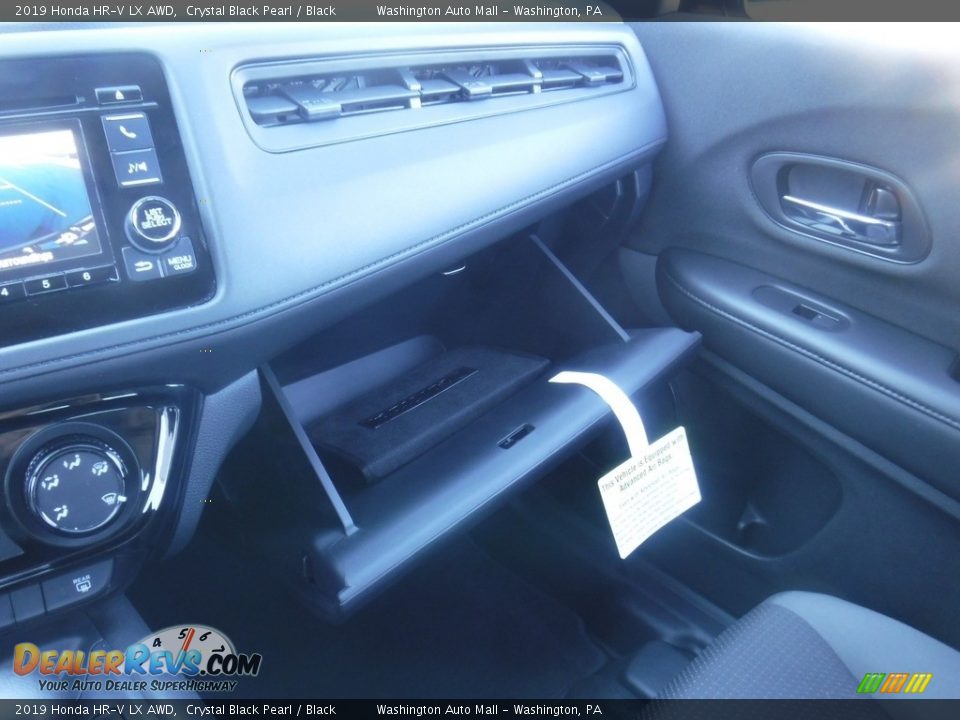2019 Honda HR-V LX AWD Crystal Black Pearl / Black Photo #21