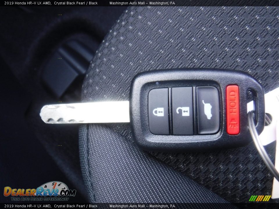 2019 Honda HR-V LX AWD Crystal Black Pearl / Black Photo #25