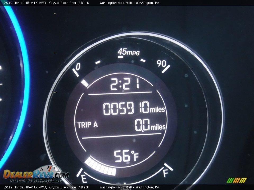 2019 Honda HR-V LX AWD Crystal Black Pearl / Black Photo #28