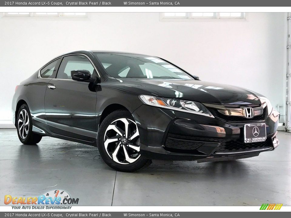 2017 Honda Accord LX-S Coupe Crystal Black Pearl / Black Photo #33