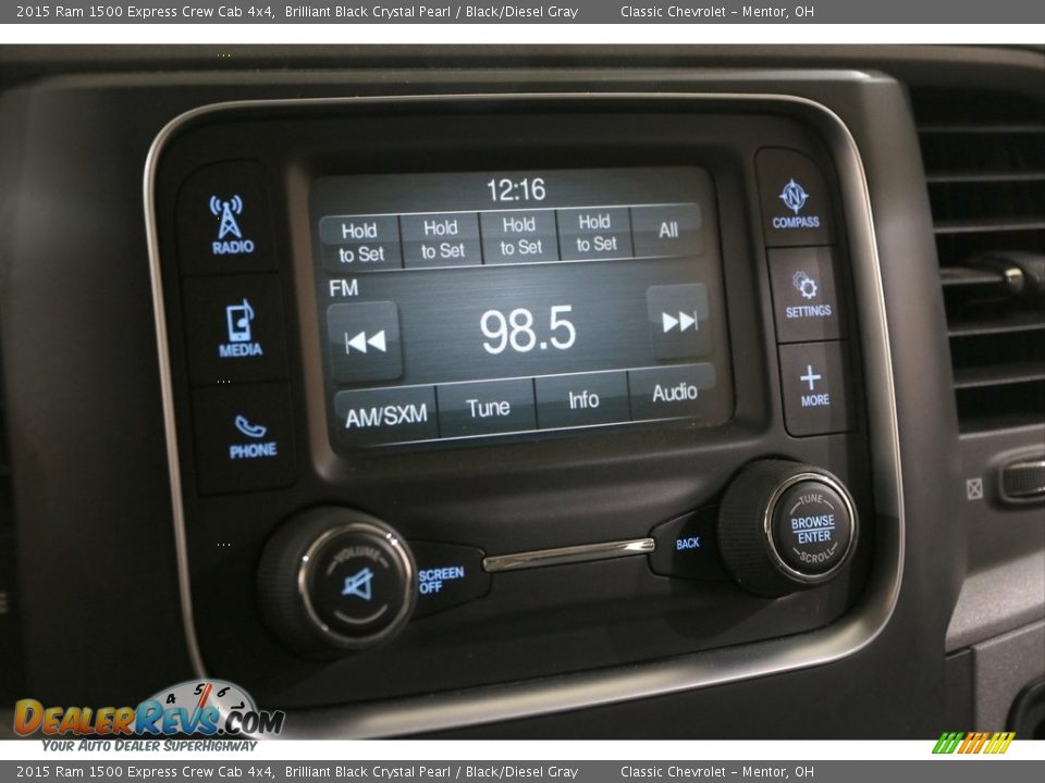 Audio System of 2015 Ram 1500 Express Crew Cab 4x4 Photo #13