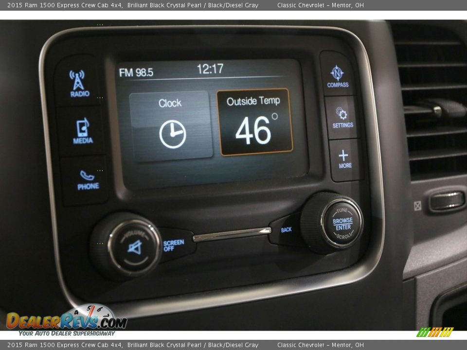 Controls of 2015 Ram 1500 Express Crew Cab 4x4 Photo #17