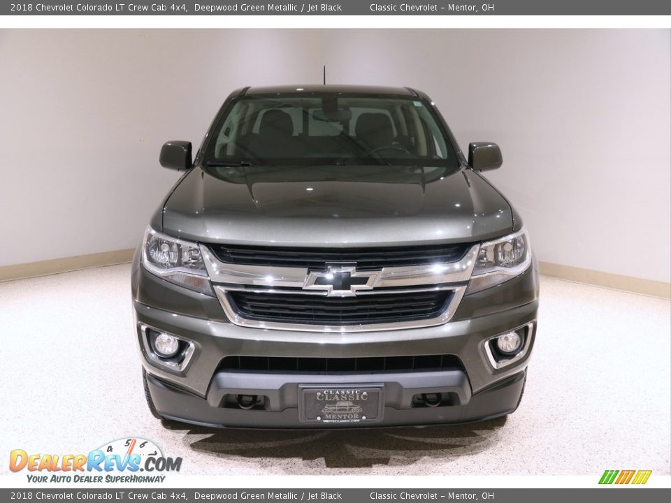 2018 Chevrolet Colorado LT Crew Cab 4x4 Deepwood Green Metallic / Jet Black Photo #2