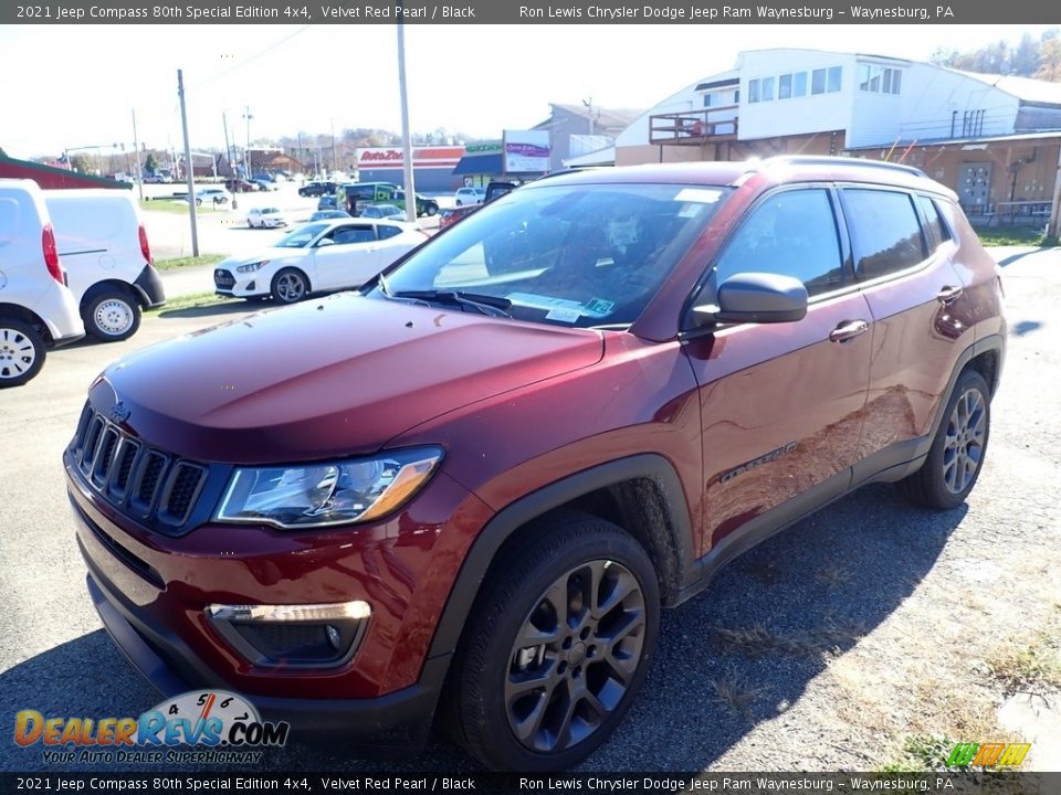 2021 Jeep Compass 80th Special Edition 4x4 Velvet Red Pearl / Black Photo #1