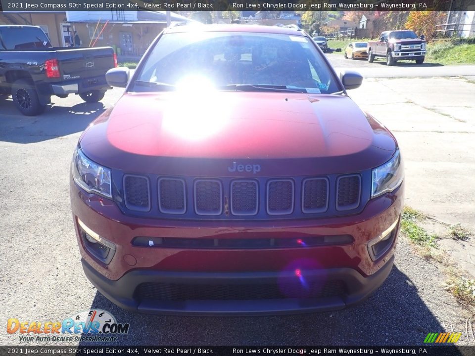 2021 Jeep Compass 80th Special Edition 4x4 Velvet Red Pearl / Black Photo #9