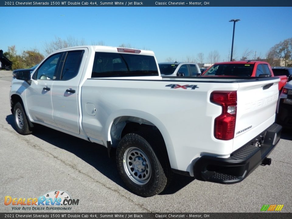 Summit White 2021 Chevrolet Silverado 1500 WT Double Cab 4x4 Photo #5