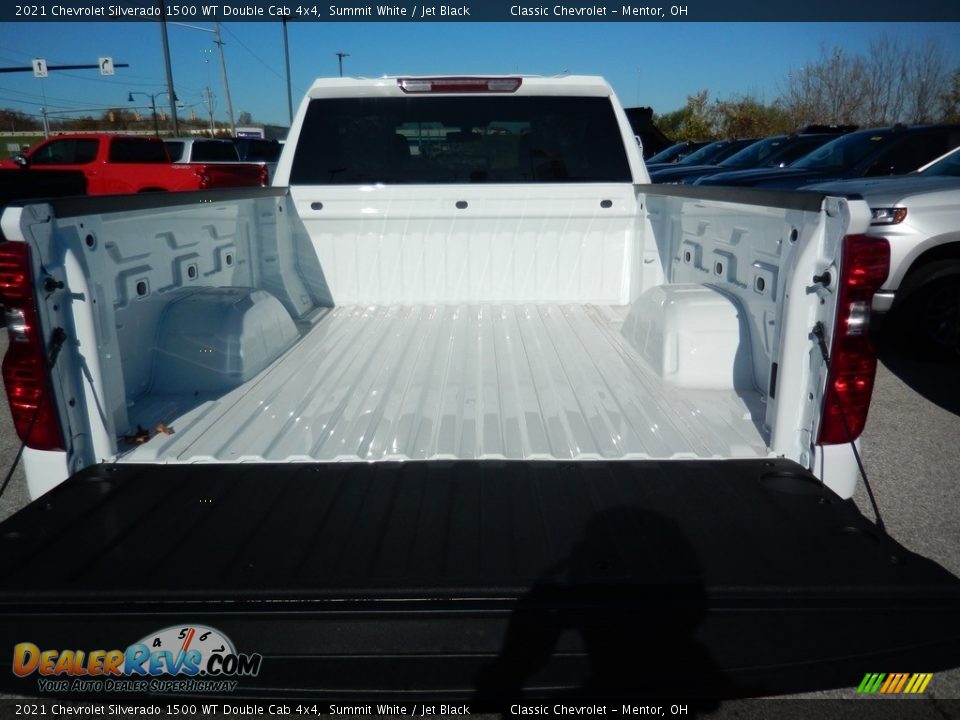 2021 Chevrolet Silverado 1500 WT Double Cab 4x4 Summit White / Jet Black Photo #6