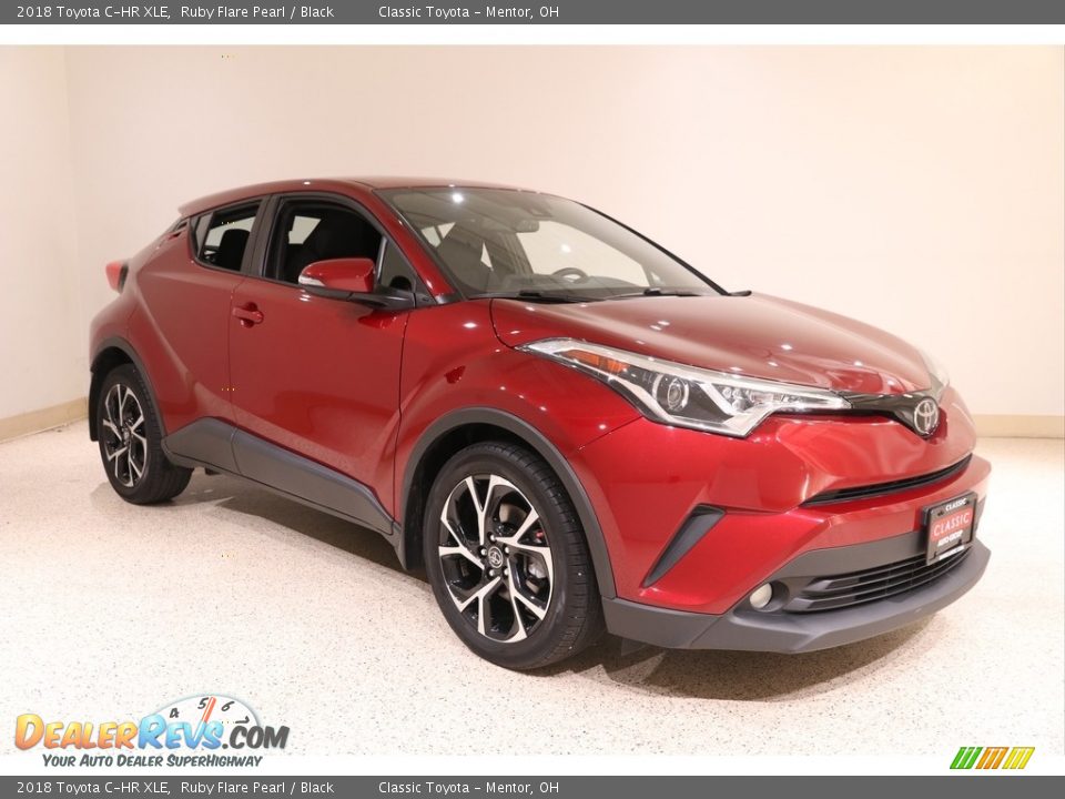 2018 Toyota C-HR XLE Ruby Flare Pearl / Black Photo #1