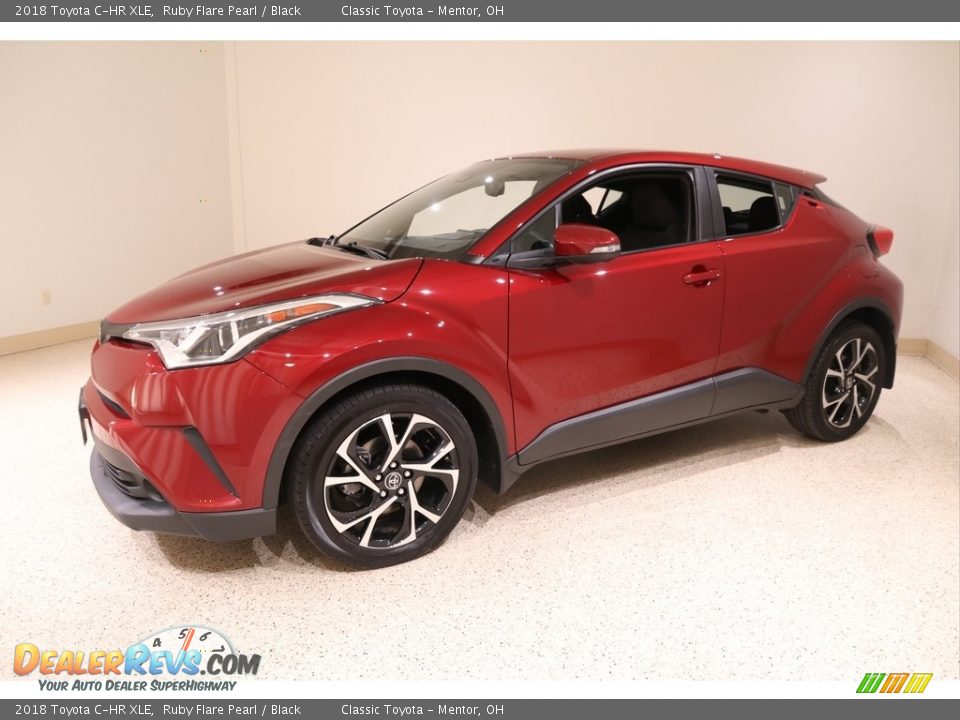 2018 Toyota C-HR XLE Ruby Flare Pearl / Black Photo #3