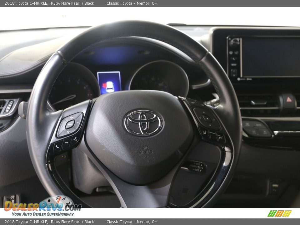 2018 Toyota C-HR XLE Ruby Flare Pearl / Black Photo #6