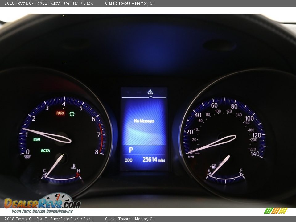 2018 Toyota C-HR XLE Ruby Flare Pearl / Black Photo #8
