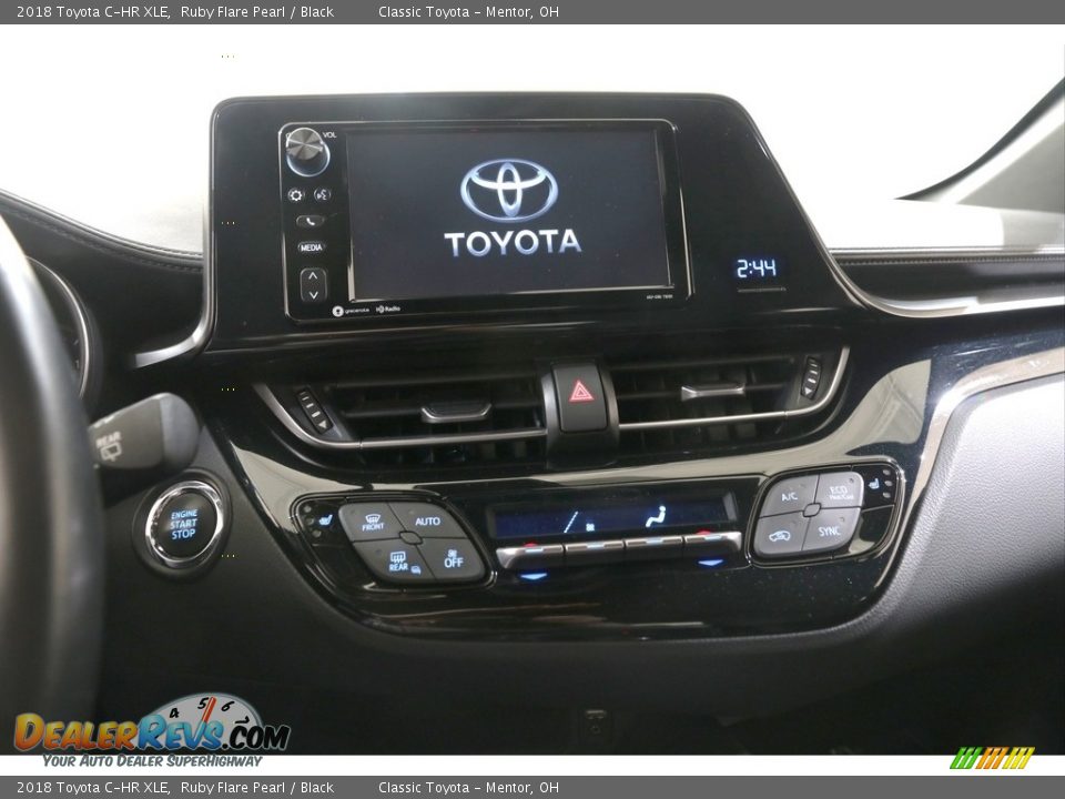 2018 Toyota C-HR XLE Ruby Flare Pearl / Black Photo #9