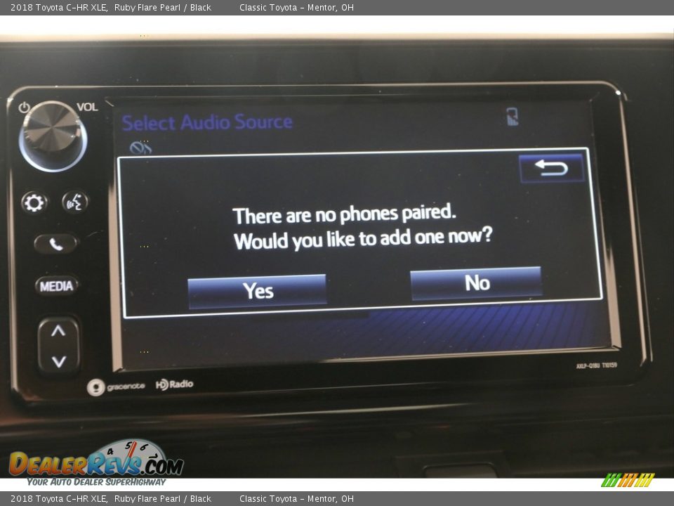 2018 Toyota C-HR XLE Ruby Flare Pearl / Black Photo #11