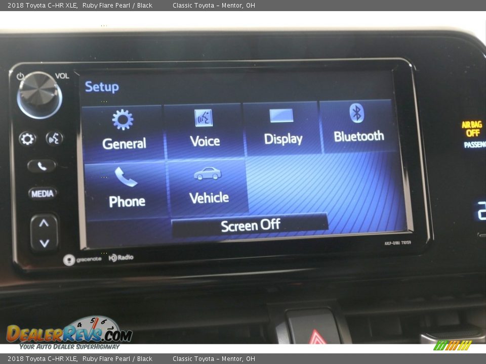 2018 Toyota C-HR XLE Ruby Flare Pearl / Black Photo #12