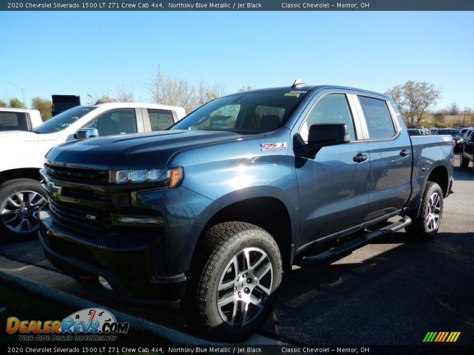 2020 Chevrolet Silverado 1500 LT Z71 Crew Cab 4x4 Northsky Blue Metallic / Jet Black Photo #1