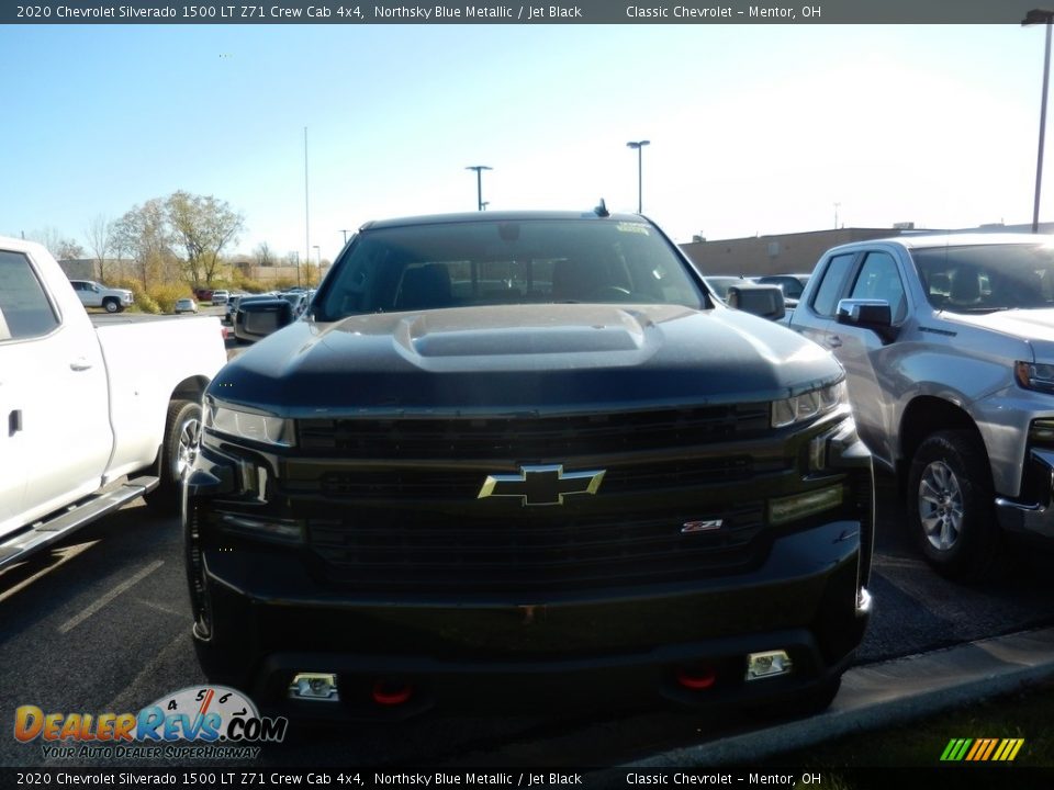 2020 Chevrolet Silverado 1500 LT Z71 Crew Cab 4x4 Northsky Blue Metallic / Jet Black Photo #2