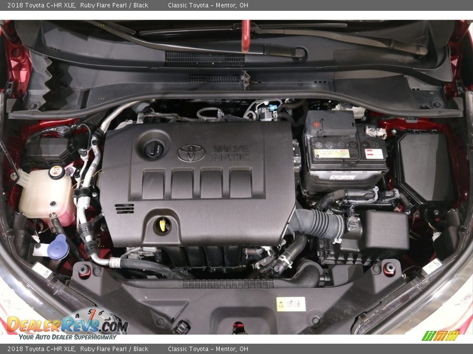 2018 Toyota C-HR XLE Ruby Flare Pearl / Black Photo #19
