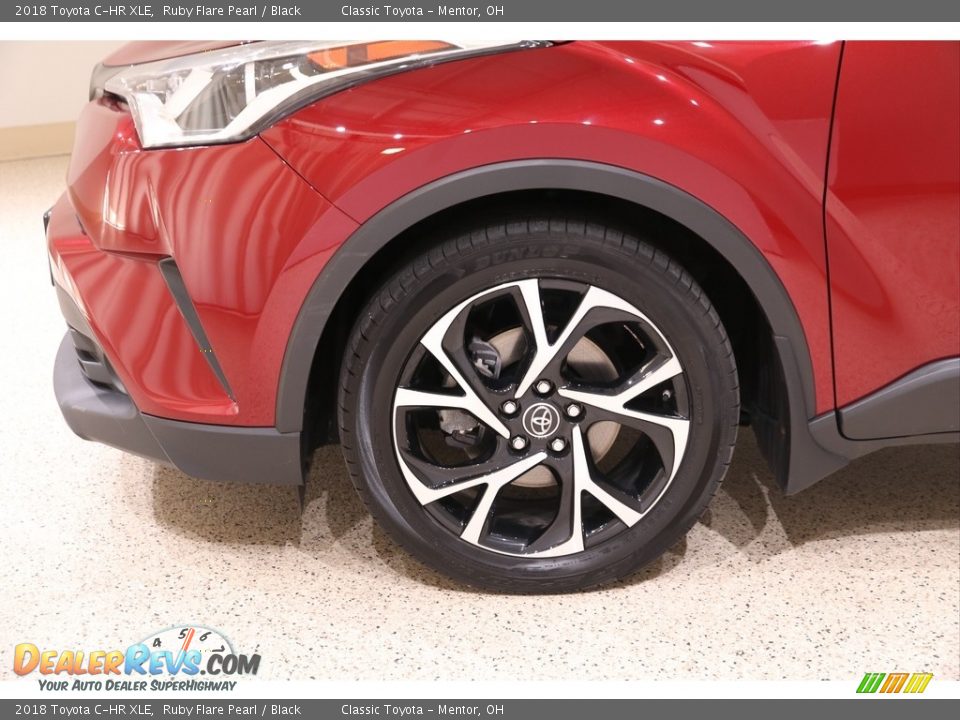 2018 Toyota C-HR XLE Ruby Flare Pearl / Black Photo #20