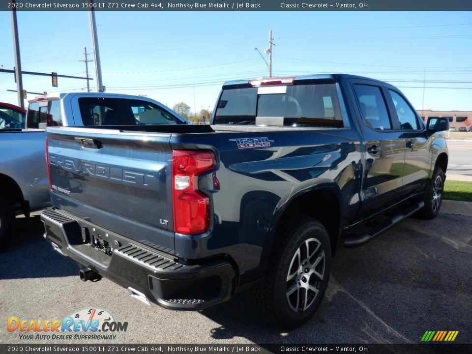 2020 Chevrolet Silverado 1500 LT Z71 Crew Cab 4x4 Northsky Blue Metallic / Jet Black Photo #4